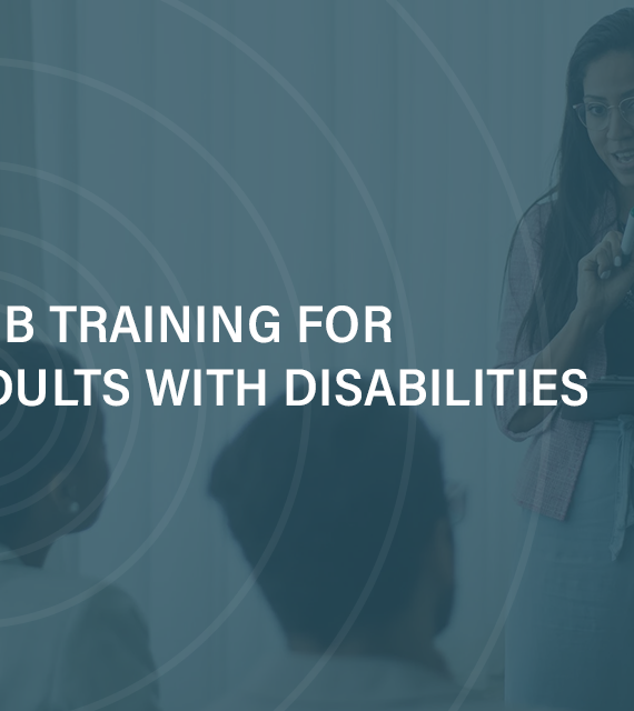 Job training for adults with disabilities