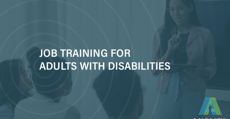 Job training for adults with disabilities